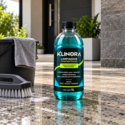 KLINORA Limpiador Concentrado 1 L para Sarro, Lama y Manchas+ 1 restaurador
